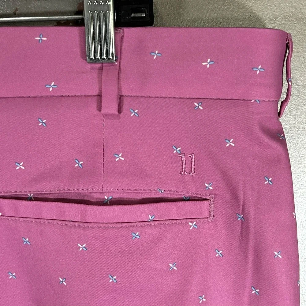 Walter Hagen 11 Shorts Men's Size 42 Pink Design Majors Golf Polyester Light